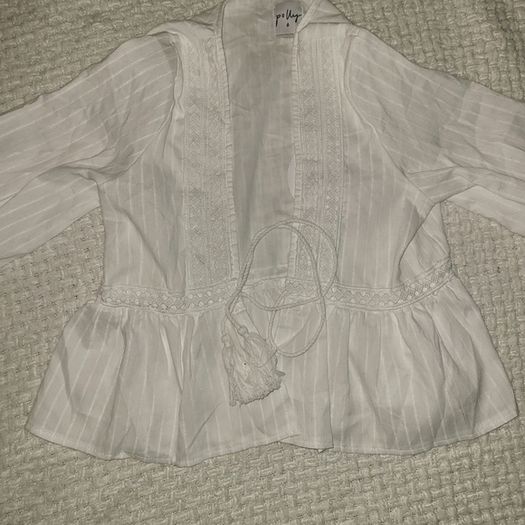 Open Front Spring Crop Top - Picture 2 of 4